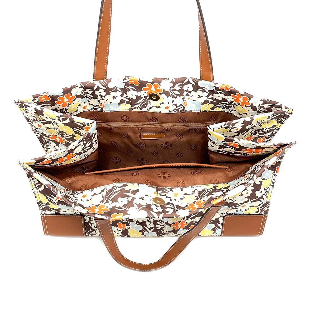 Tory Burch Women's Ella Nylon Printed Tote - Picture 3 of 4